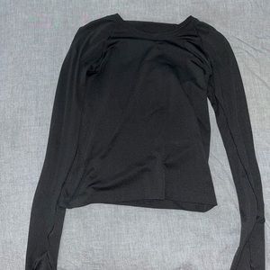 LULULEMON BLACK SWIFTLY TECH LONG SLEEVE